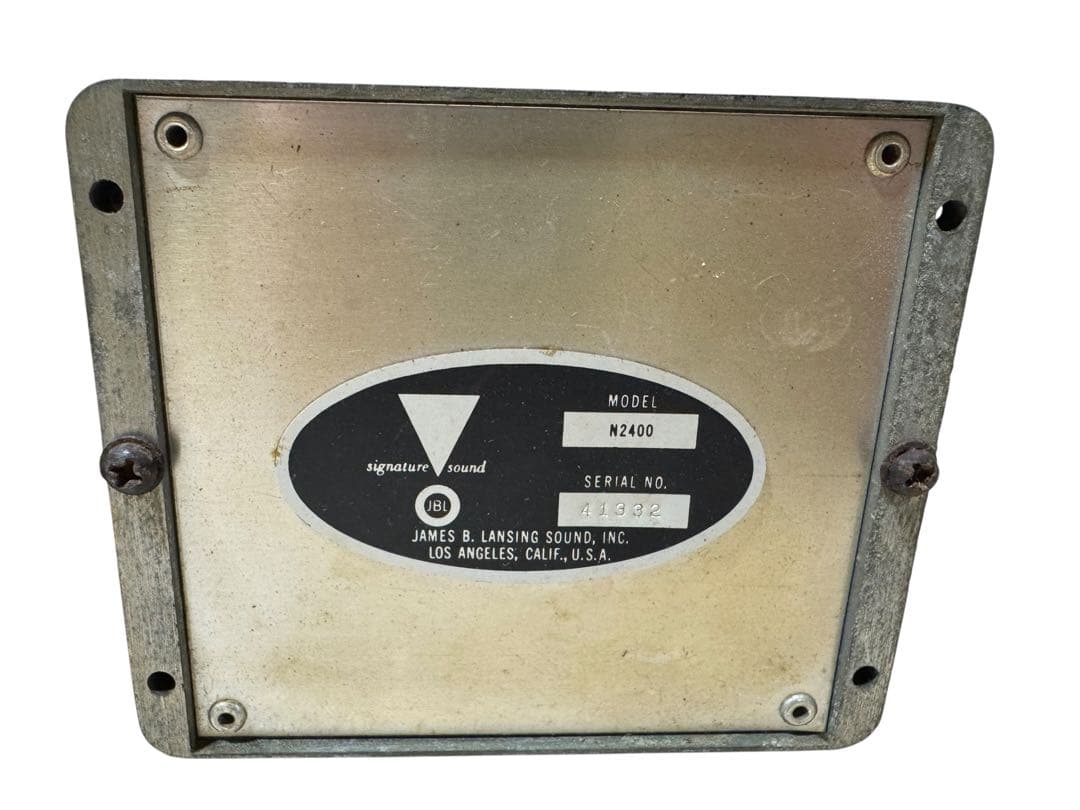 JBL N2400 2wayディバイディングネットワーク