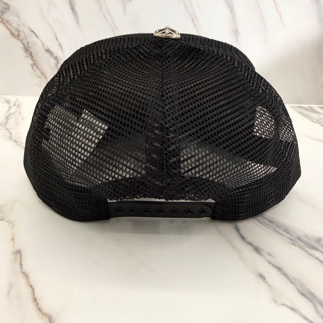 未使用】クロムハーツ トラッカー ハット キャップ ホノルル シルバー 黒