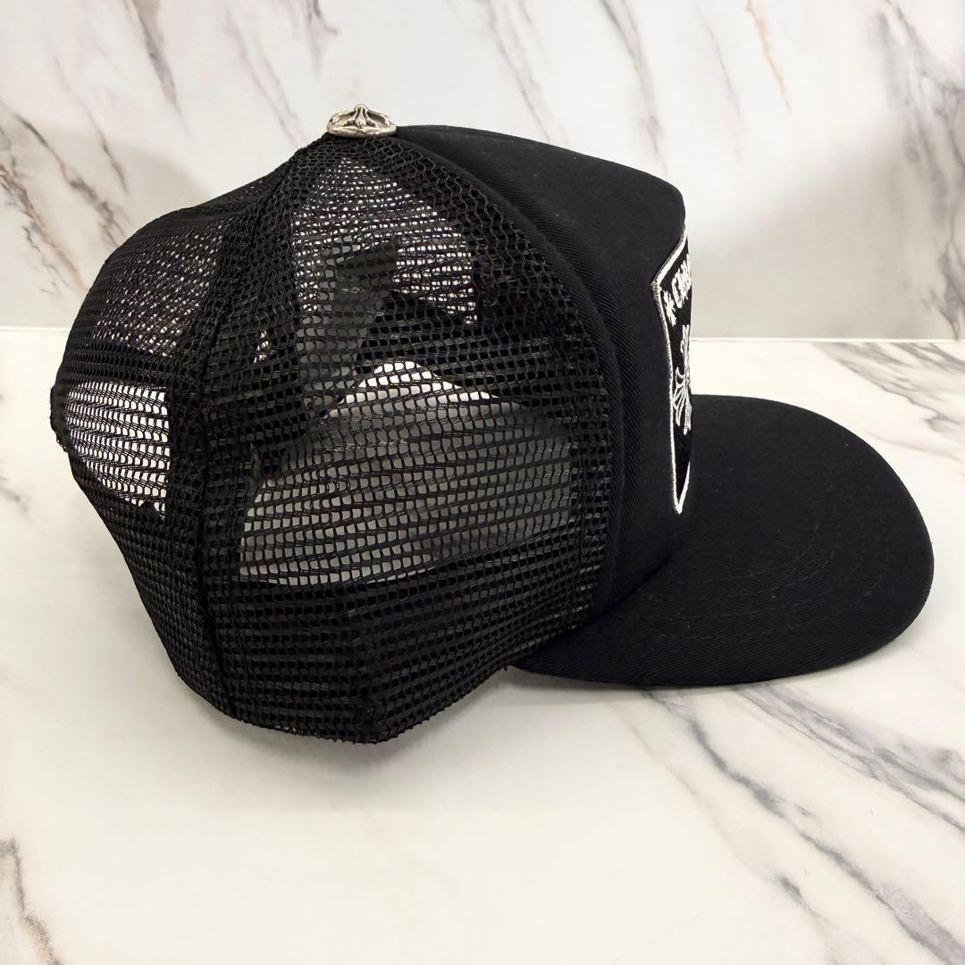 未使用】クロムハーツ トラッカー ハット キャップ ホノルル シルバー 黒