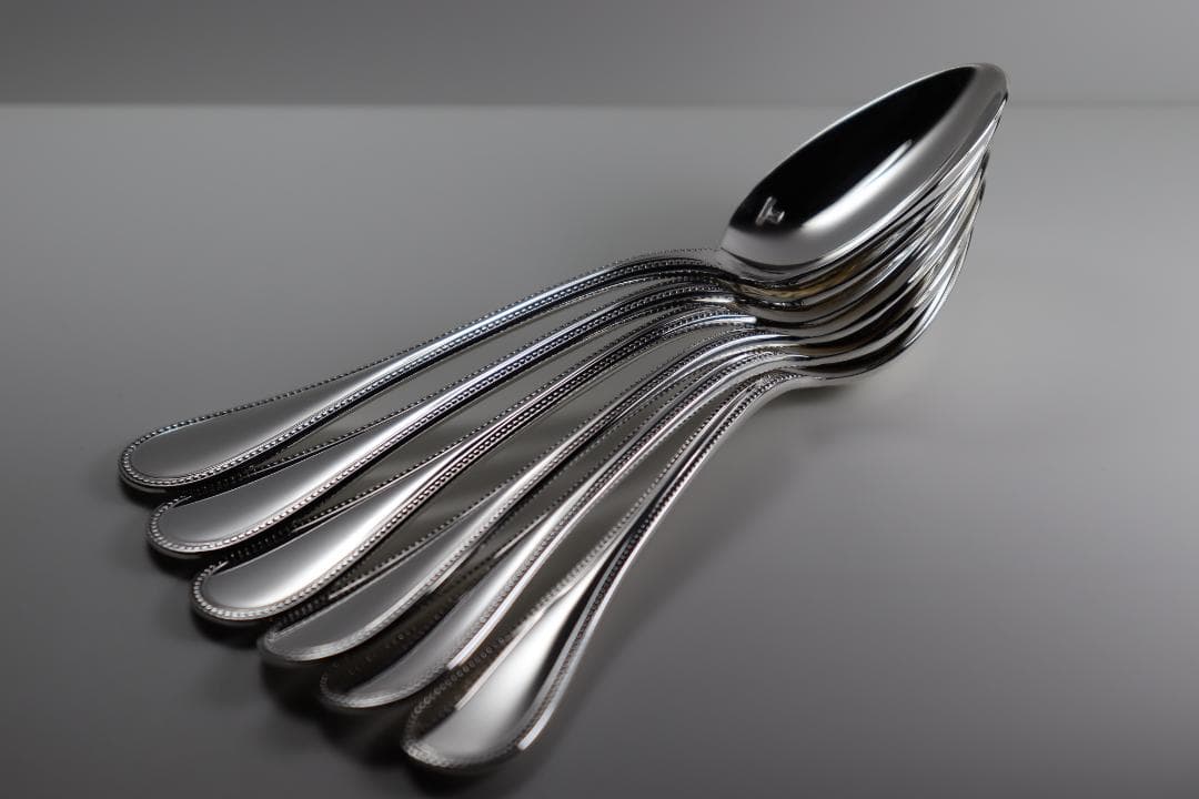 クリストフル■コーヒースプーン６本セット■とてもきれい…■人気の「パール」です■