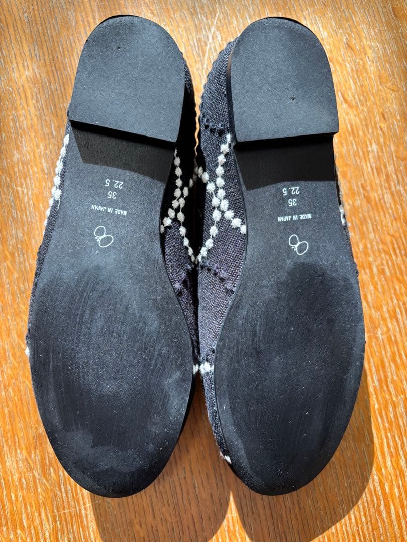 ミナペルホネン フラットシューズ (tambourine aurinko)