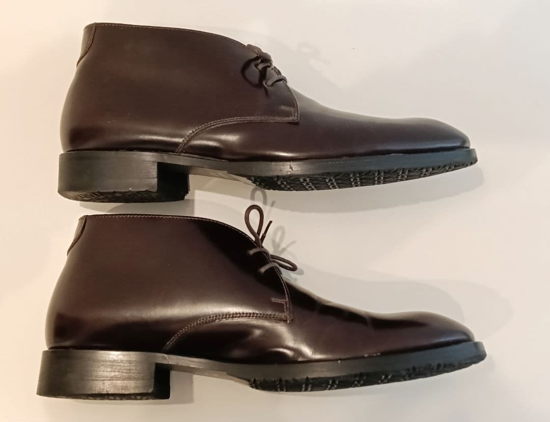【美品】リーガル　24cm 茶　REGAL 冬靴　冬底　革靴　チャッカブーツ