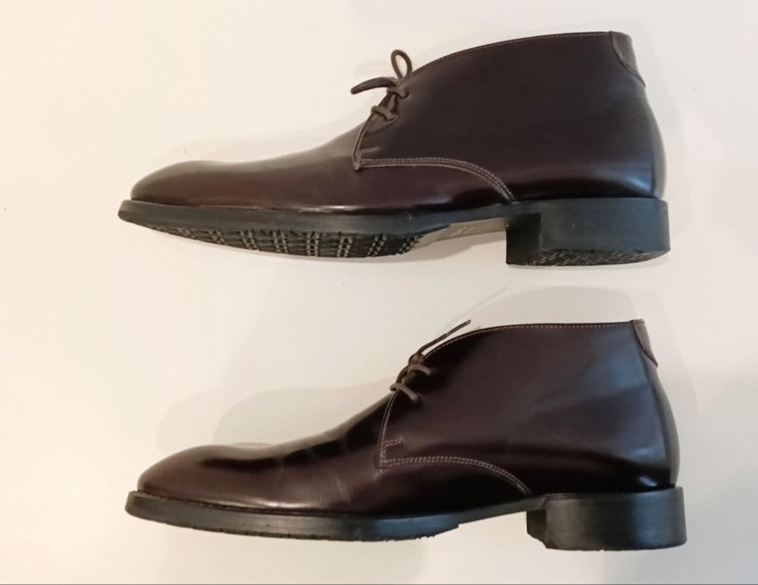 【美品】リーガル　24cm 茶　REGAL 冬靴　冬底　革靴　チャッカブーツ