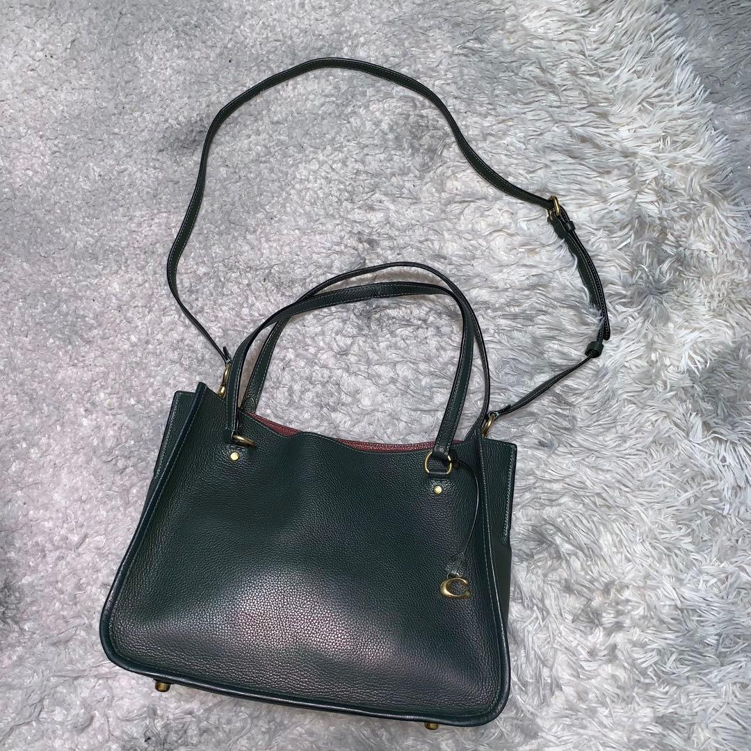 美品 COACH コーチ タイラー トートバッグ　2way ショルダーバッグ