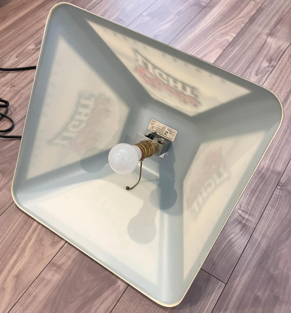 Coors Light ランプ 2002年 プールバーライト Bud Light