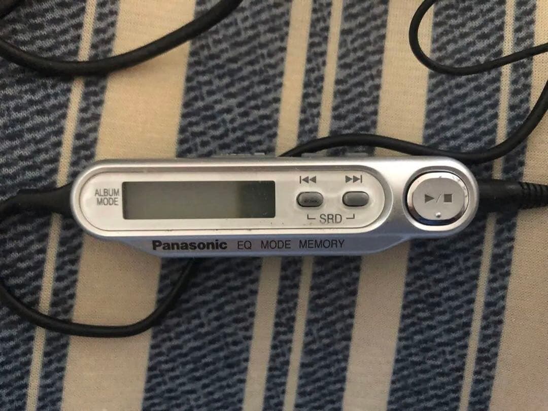 ①(希少完動美品)Panasonic ポータブルCDプレーヤー SL-CT510