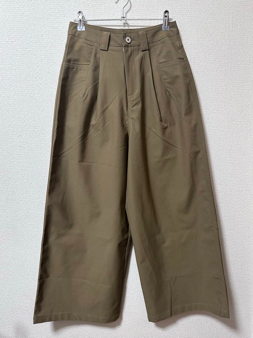 FASHIRU wide chino slacks ワイドパンツ スラックス