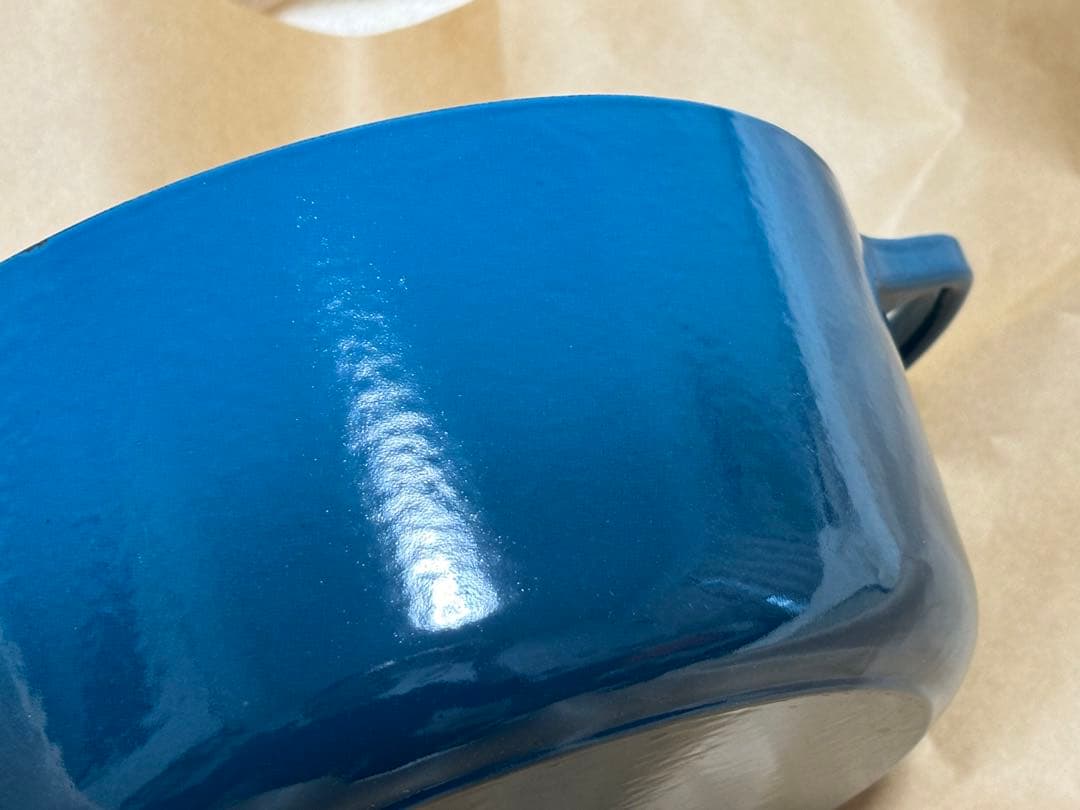 ル・クルーゼ シグニチャー ココットロンド 24cm マルセイユブルー
