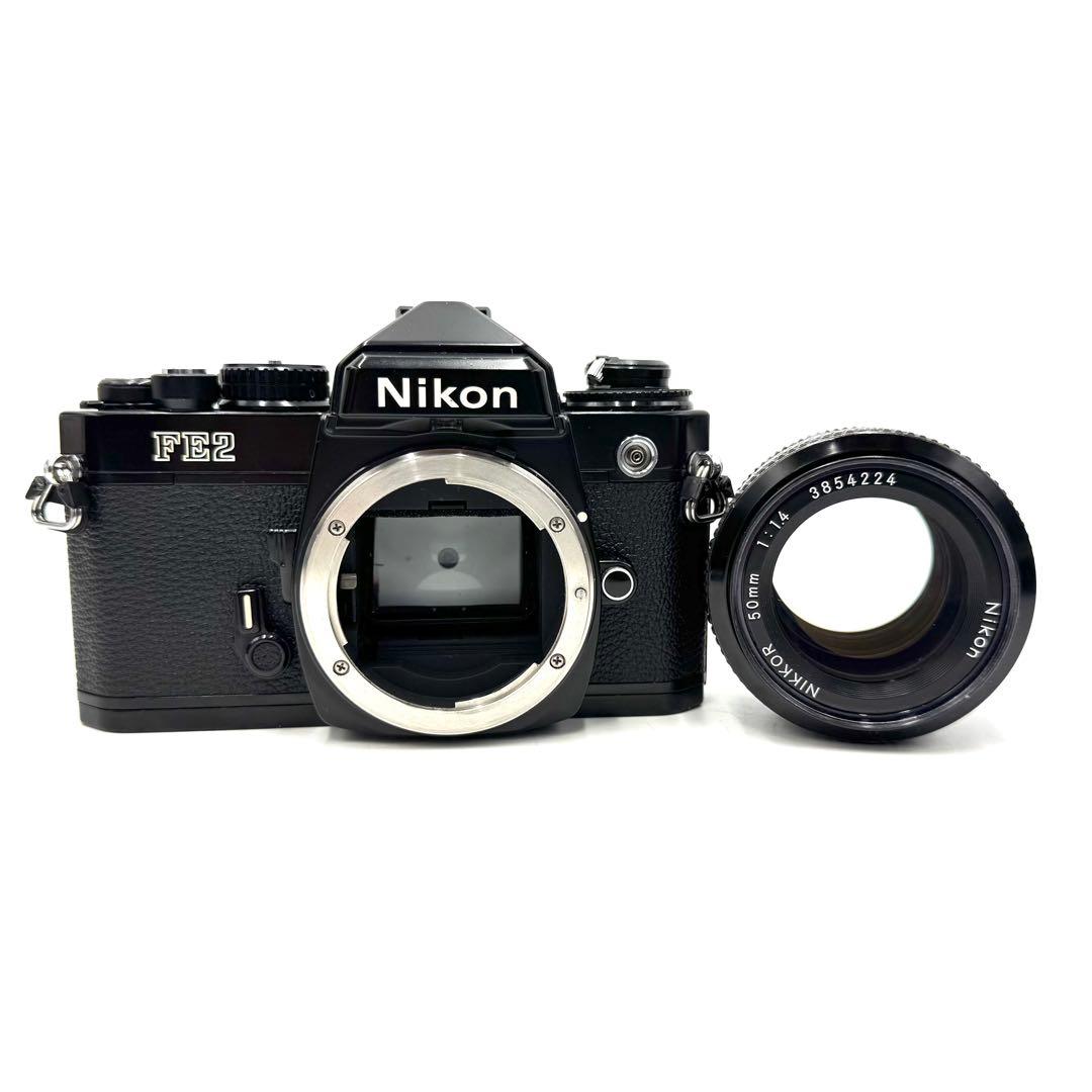 ❁動作良好❁Nikon ニコン FE2 ai 50mm f1.4 ブラック