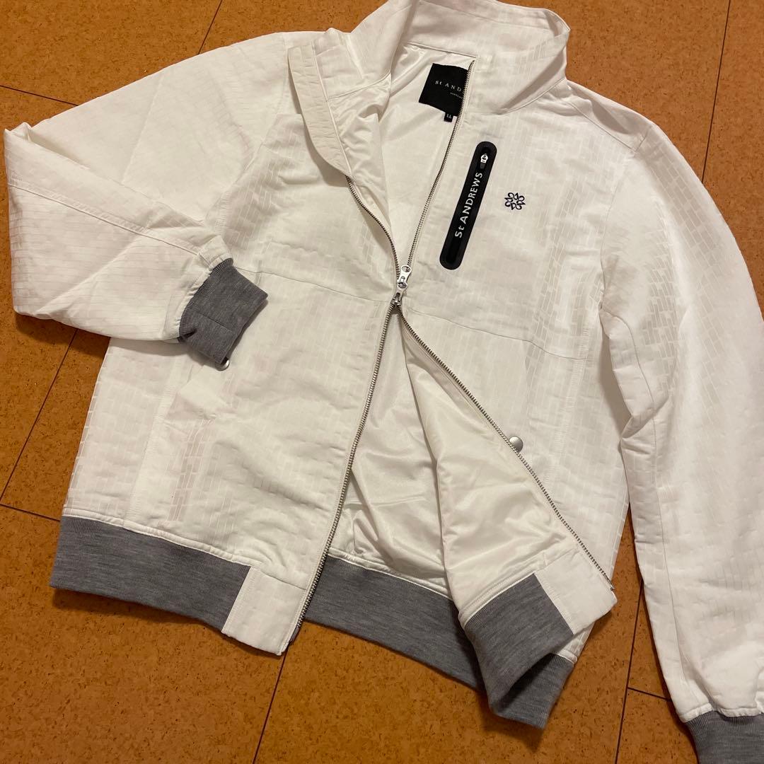 新品　未着用　LL セントアンドリュース　メンズ　ブルゾン　総柄　上質　ゴルフ