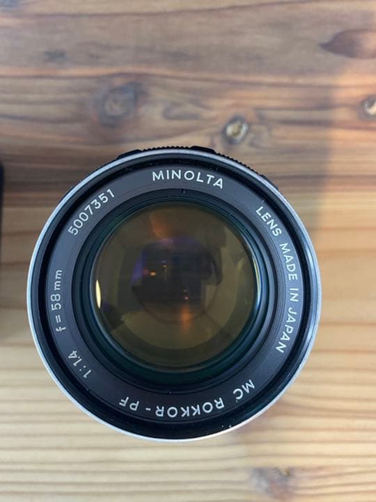 オールドレンズ MINOLTA 58㎜ f1.4
