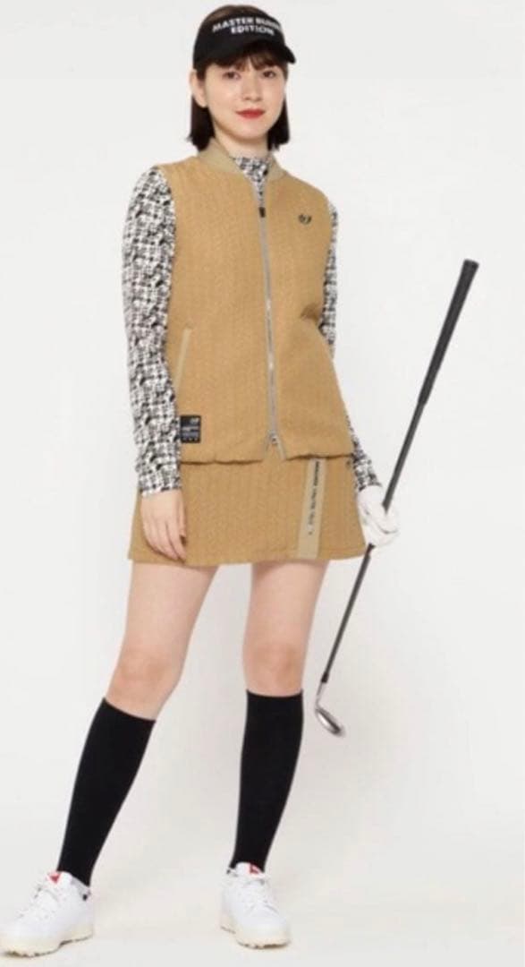 MASTERBUNNYEDITION ベスト　スカート　セットアップ　ゴルフ