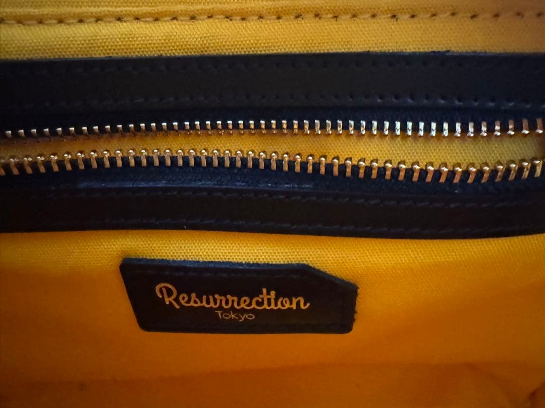 レザレクション 【ラニウススクエアミニ】総柄カートバッグ　ブラック