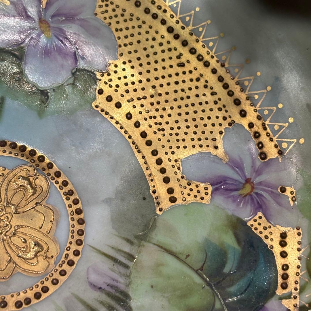 金彩アンティークマイセン　可愛いお皿