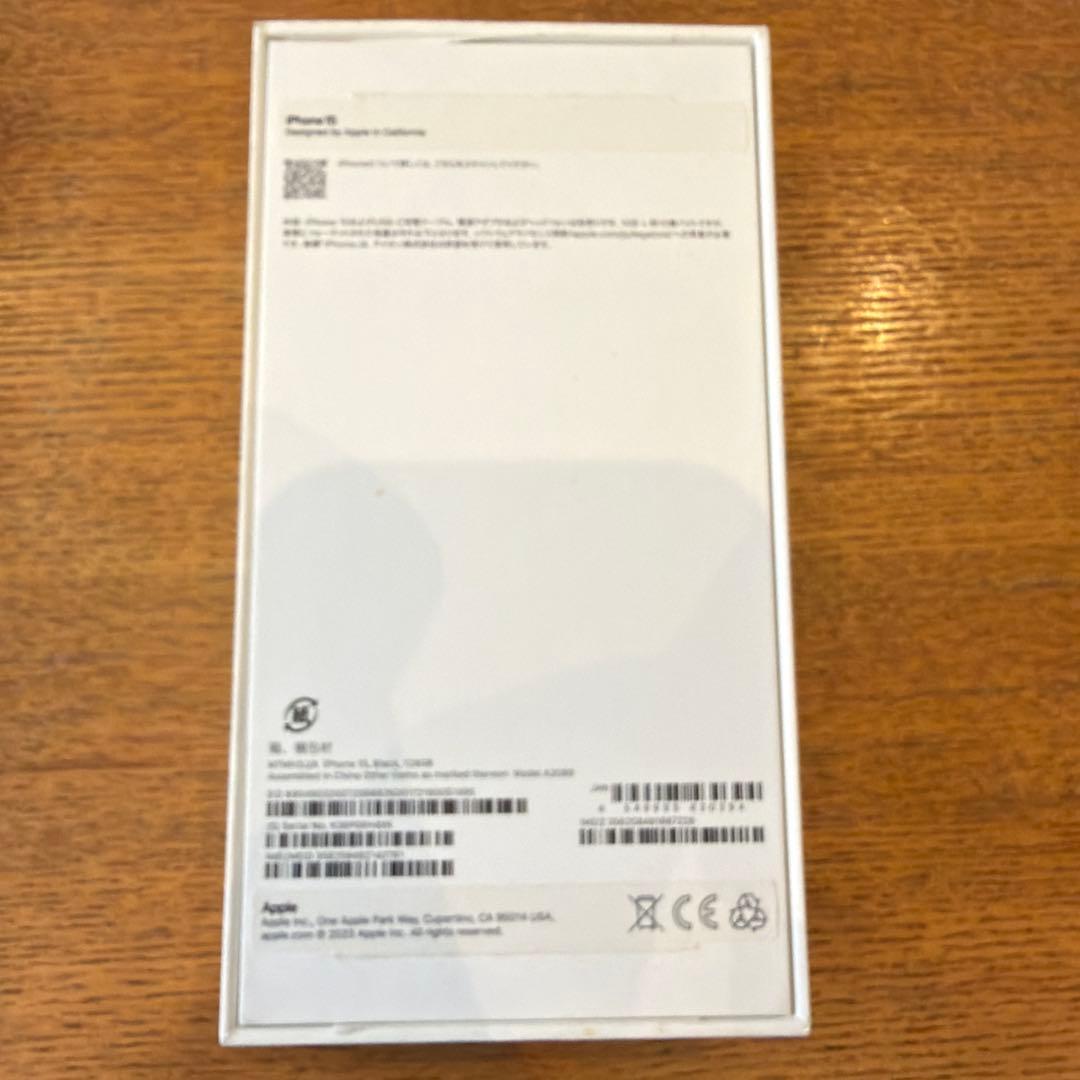 【美品】iPhone15 128GB BLACK SIMフリー バッテリー92%