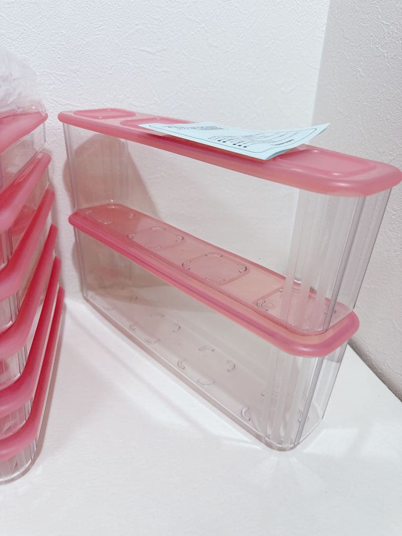 新品　Tupperware タッパーウェア　クリアメイト　ピンク　29点セット