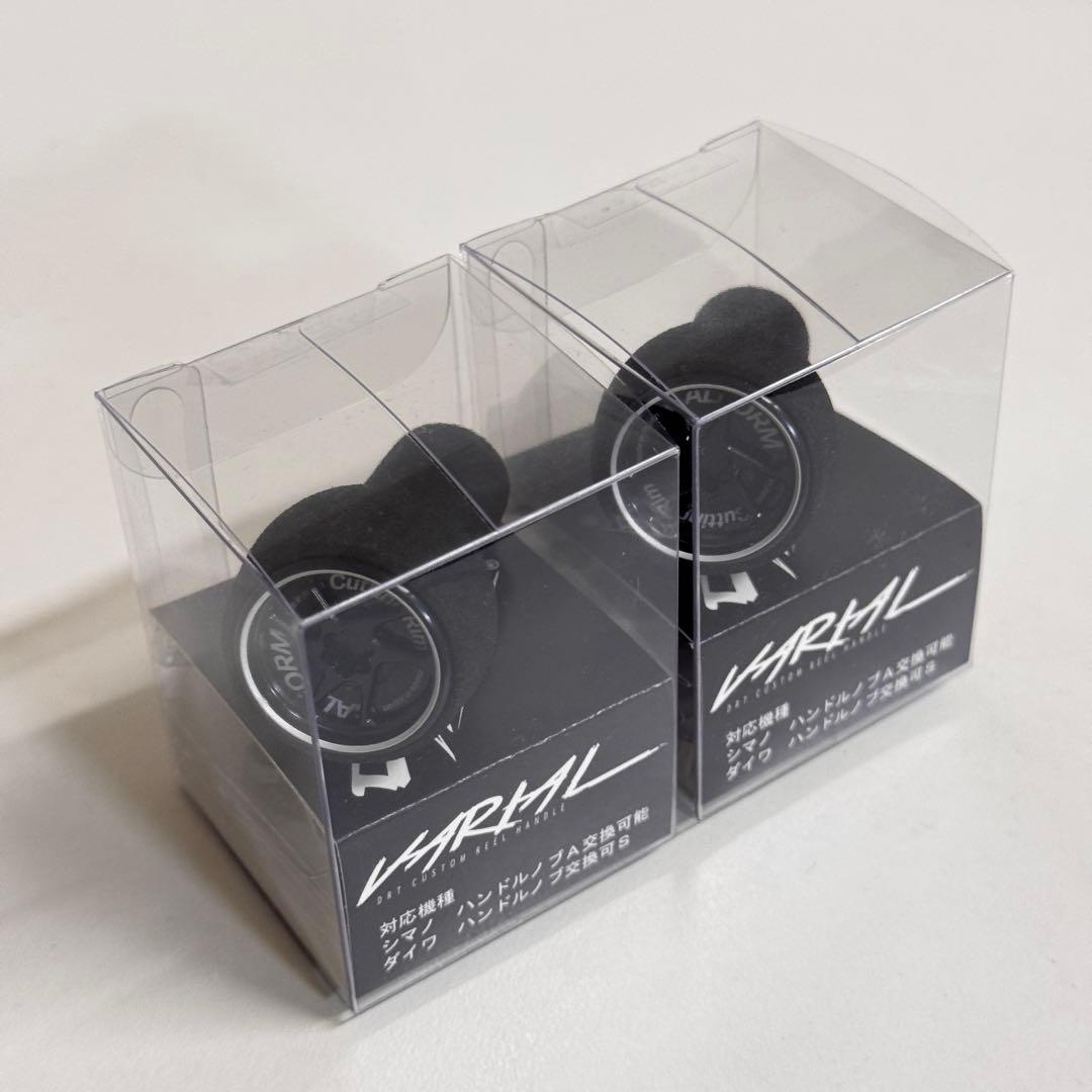 DRT カルフォームノブ Black×White Ribbon 2コセット