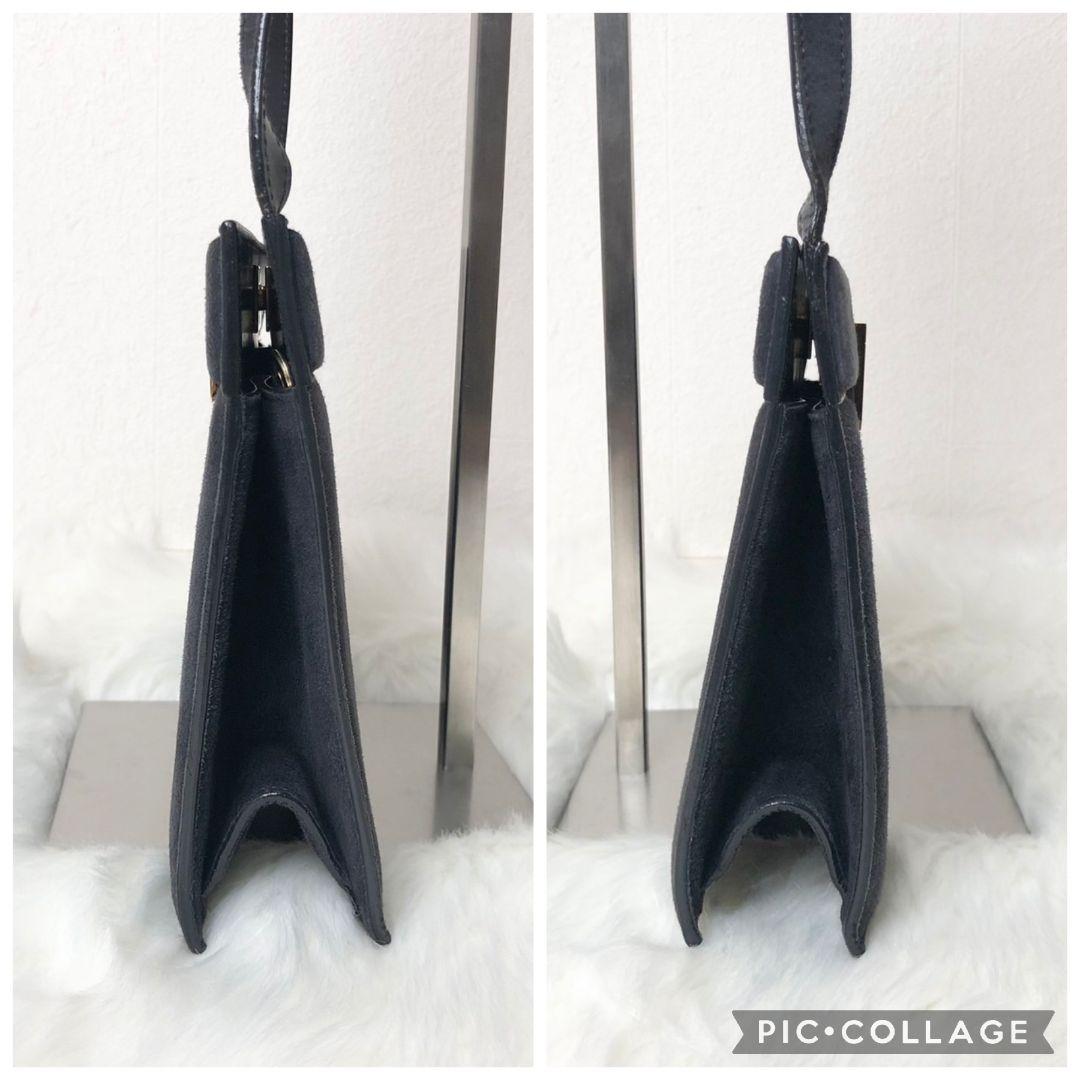 GUCCI グッチ ワンショルダーバッグ スエード ヴィンテージ グレージュ