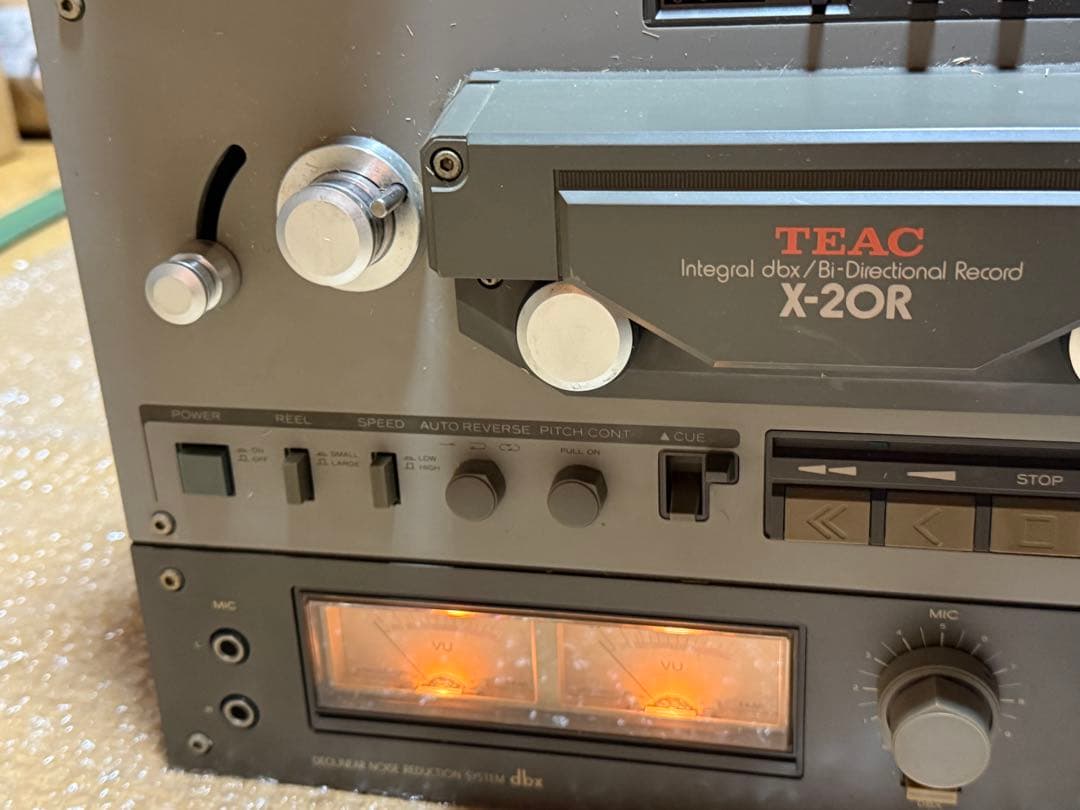 【ジャンク品】 TEAC X-20R dbx搭載オープンリールテープデッキ