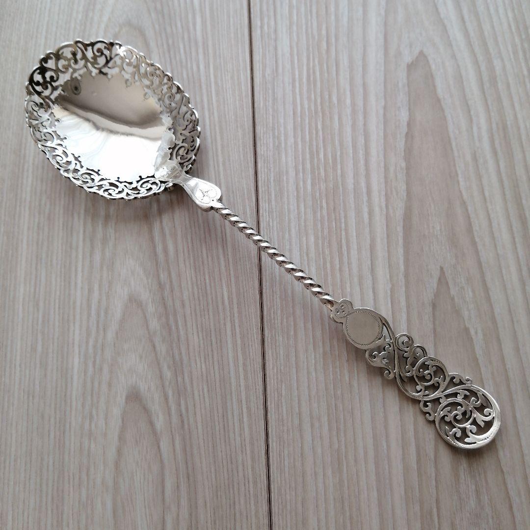 純銀アンティーク　サーバースプーン