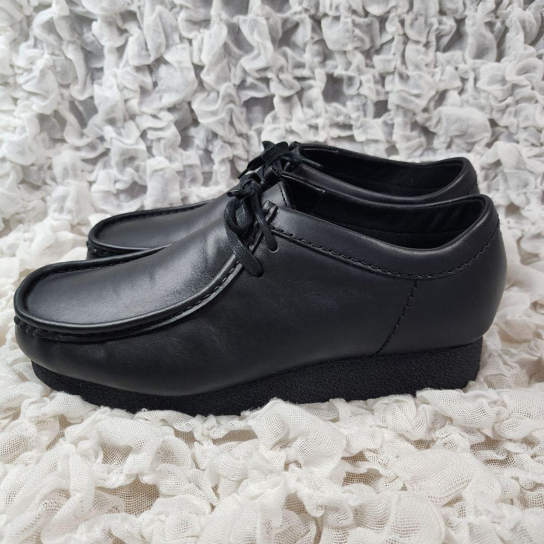 バトこし未使用 クラークス ワラビー エボ ウォータープルーフ レザー