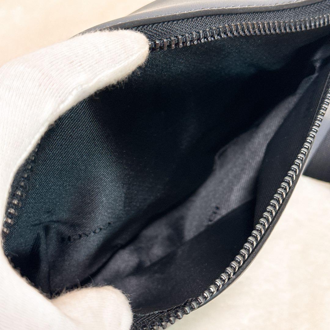 極美品✨ コーチ ウォーレン ベルト バッグ ウエストバッグ レザー グレー