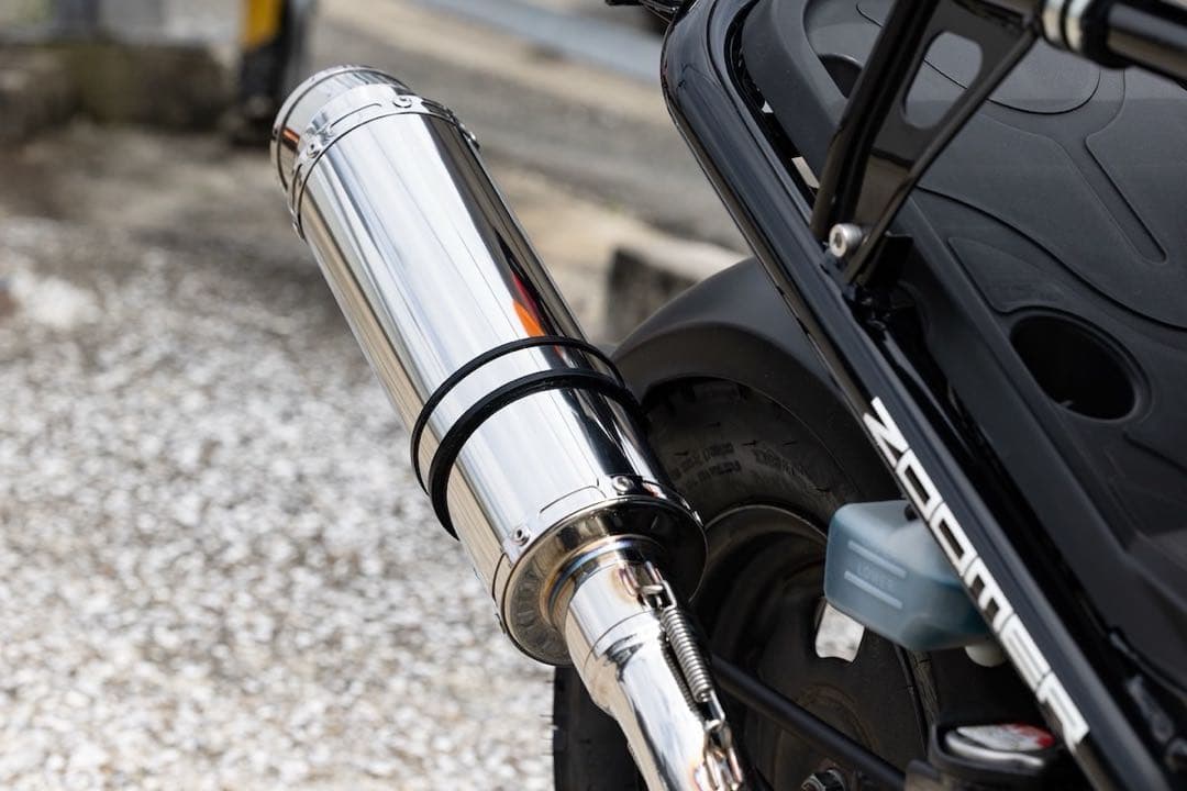 専用HMS ホンダズーマー50 AF58 ステンレスＲ300 マフラー