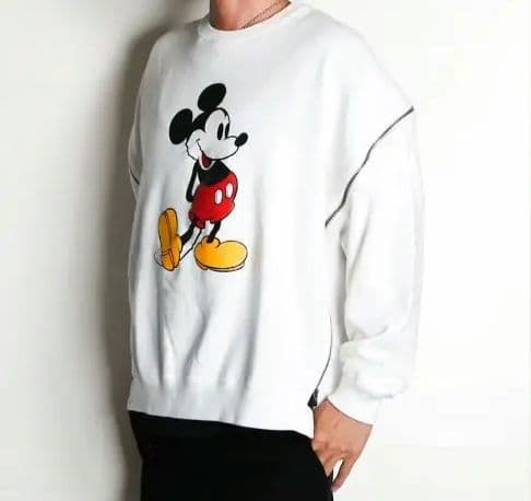 FACETASM MICKEY ZIPPER CREWNECK ミッキー
