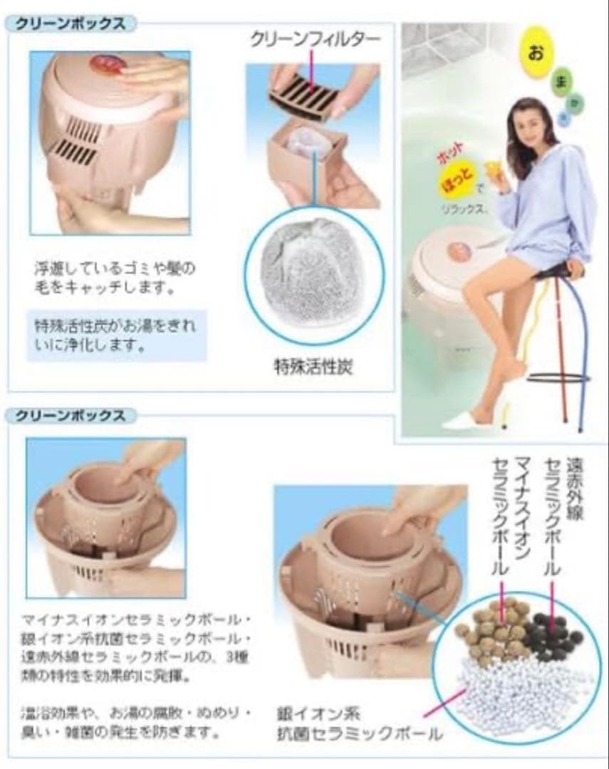 SUNART 湯美人(お風呂の湯沸かし器) SBH-902F グレイッシュピンク