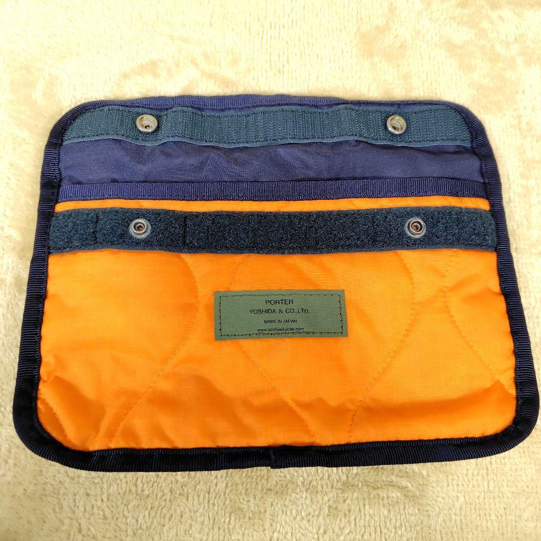 未使用級 PORTER ポーター フォース ショルダーバッグ サコッシュ 紺色