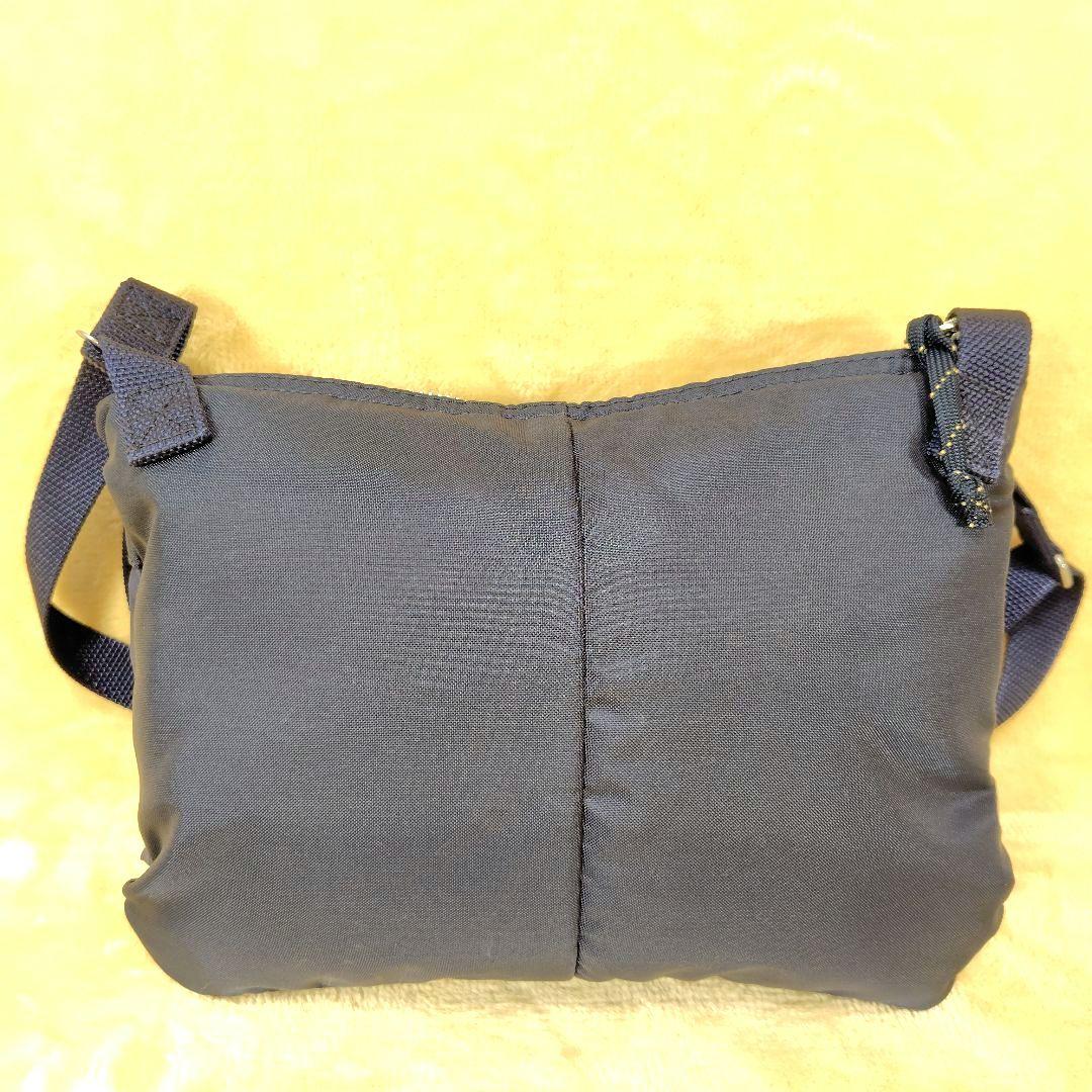 未使用級 PORTER ポーター フォース ショルダーバッグ サコッシュ 紺色