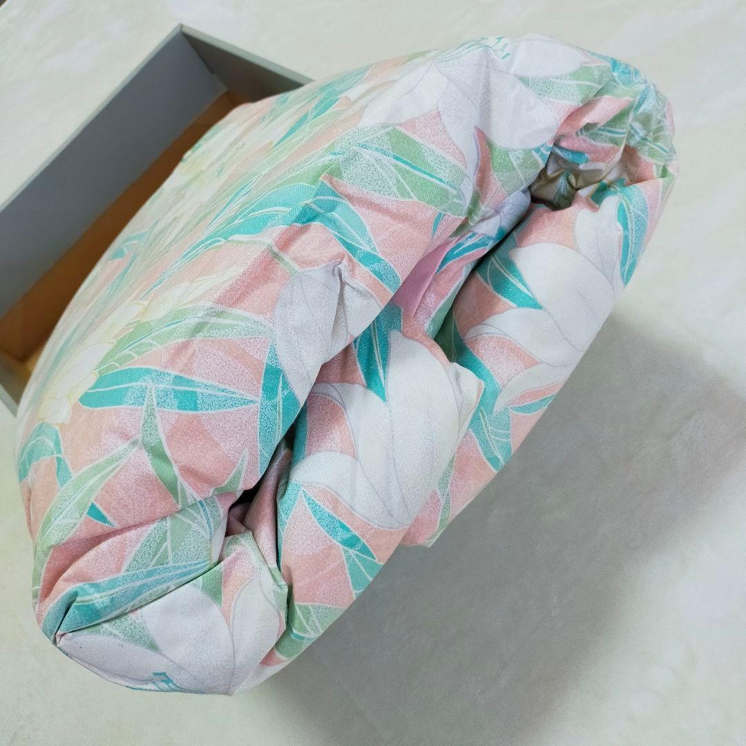 未使用品　日本製　中綿シルク100%　0.8kg　真綿布団　肌掛け布団