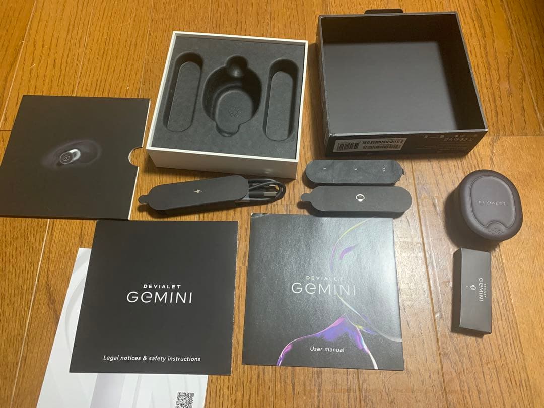 Devialet ワイヤレスイヤホンGemini イヤーピース付