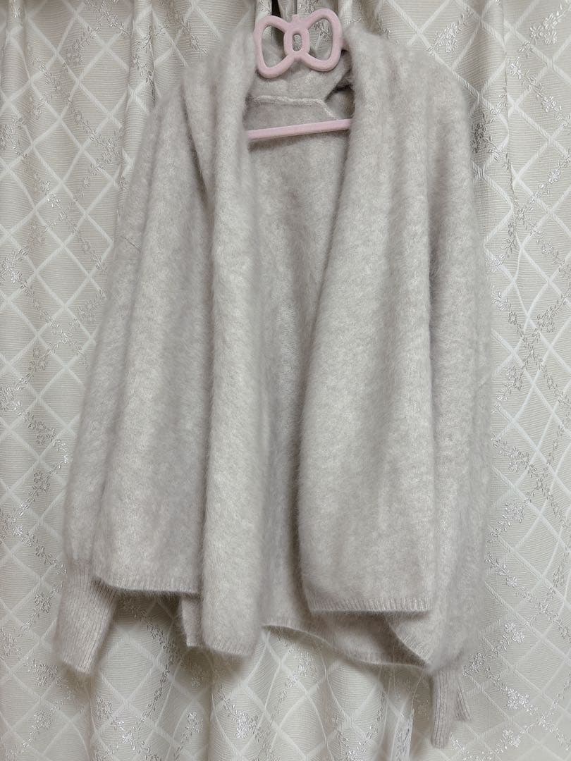 tomoooon様☆NOBLE FOX/Caファーニットカーディガン新品タグ付き