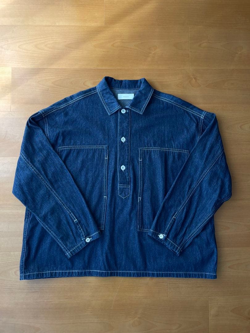 かぐれ　デニム プルオーバー シャツ