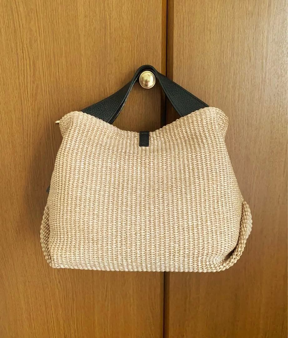 VIOLA D'ORO ヴィオラドーロ　ラフィア　サンドロ　ショルダーバッグ