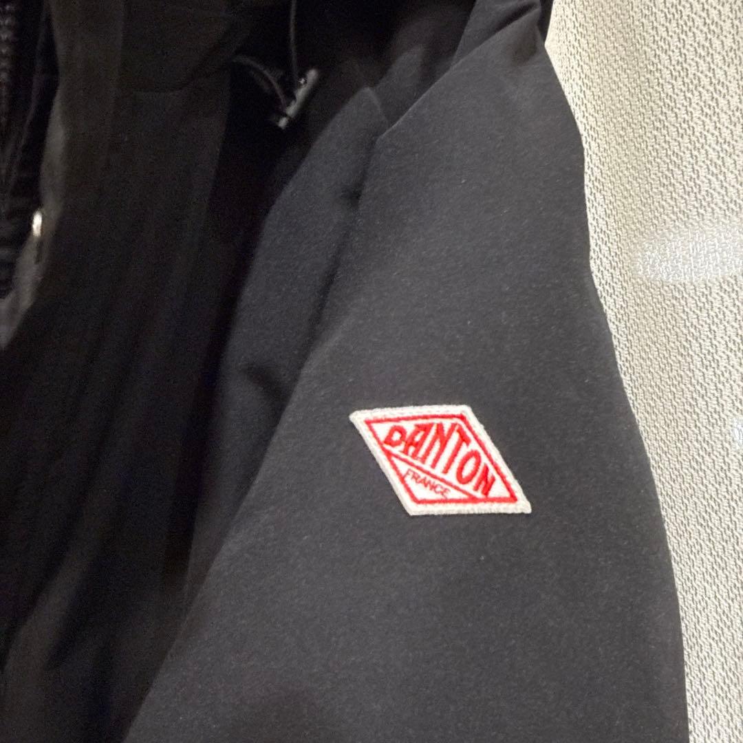 DANTON ダントン ブラック フード付き ダウンジャケット／中綿ジャケット