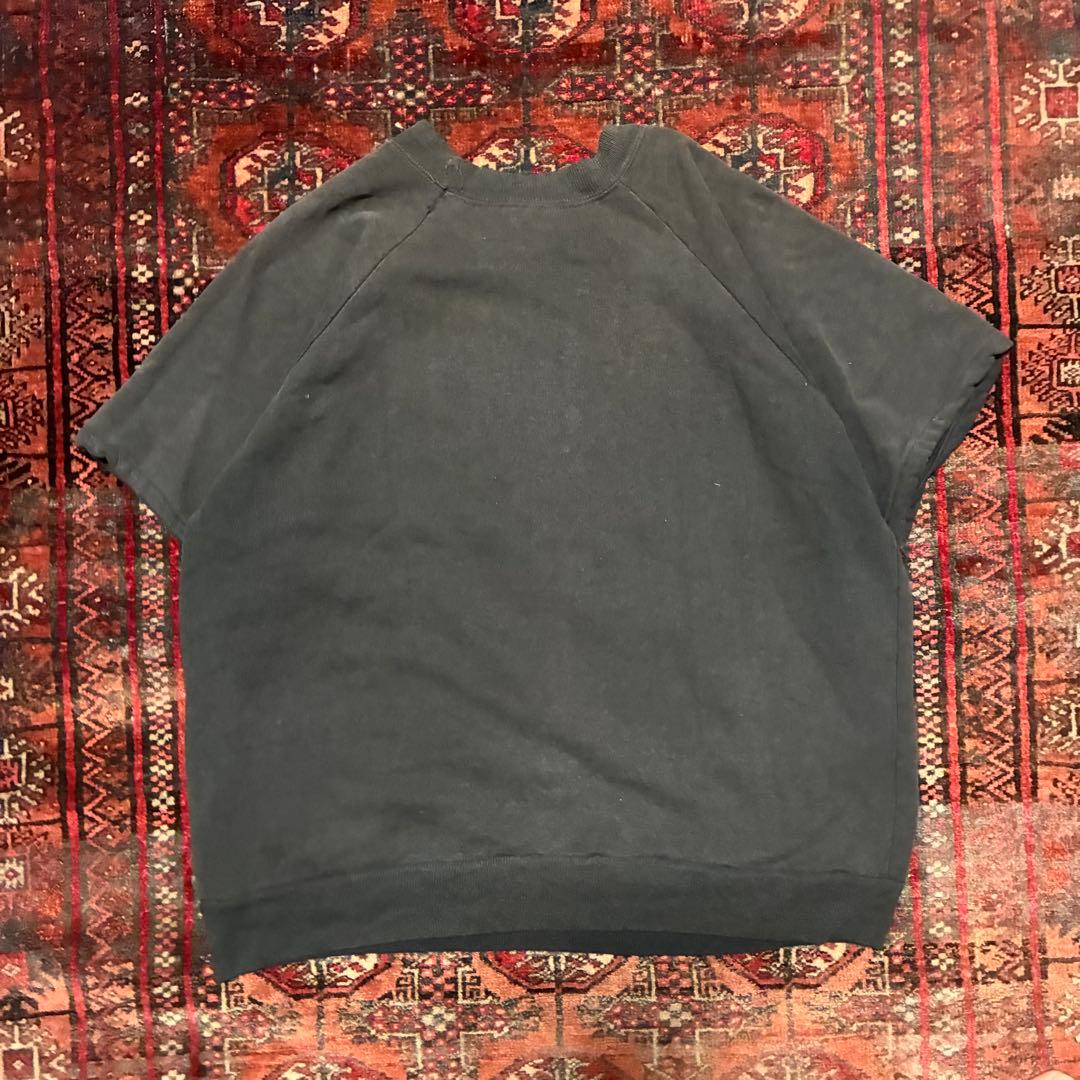 80S NIKE ヴィンテージ スウェット 半袖 XL相当 ブラック