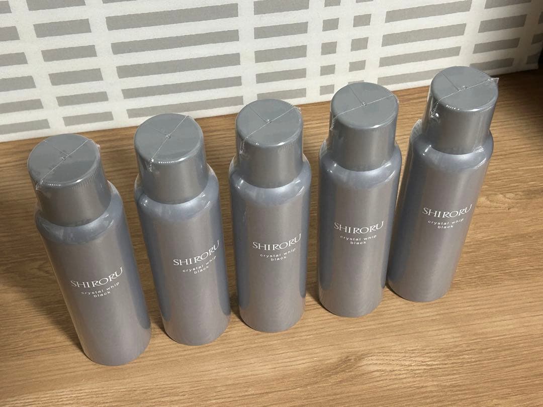 【未開封】シロル クリスタルホイップ　ブラック 5本　SHRORU
