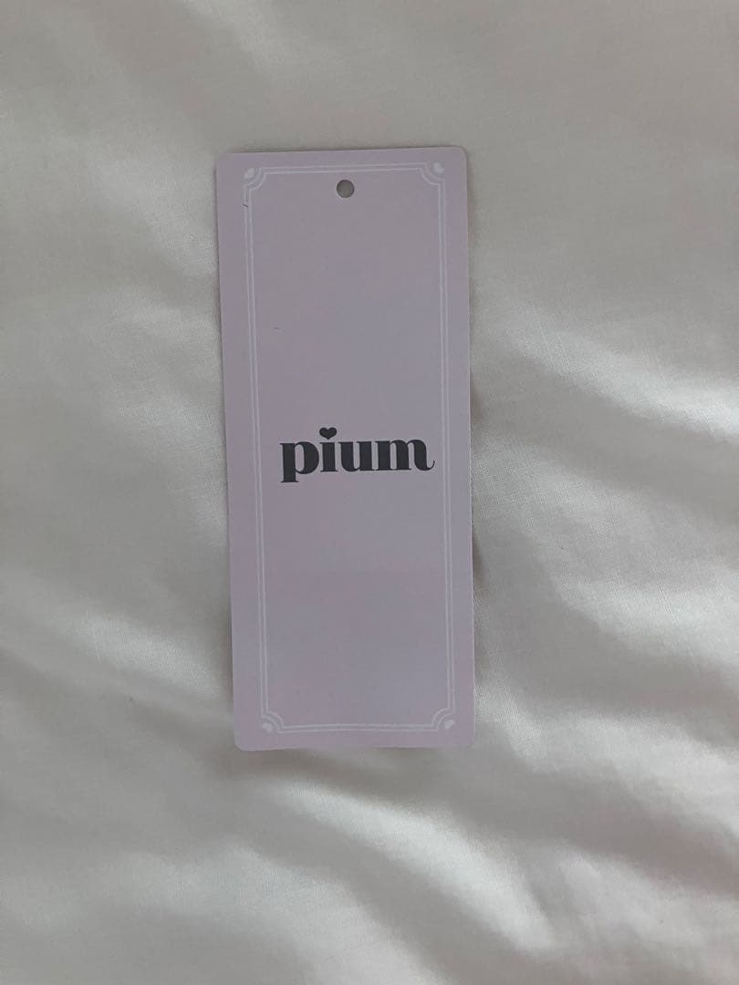 pium クロスベルト半袖ティアードミニワンピース ネイビー