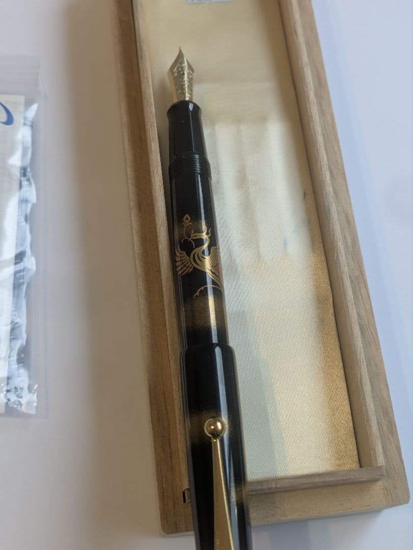 パイロット　鳳凰　漆　万年筆　SFM　14金