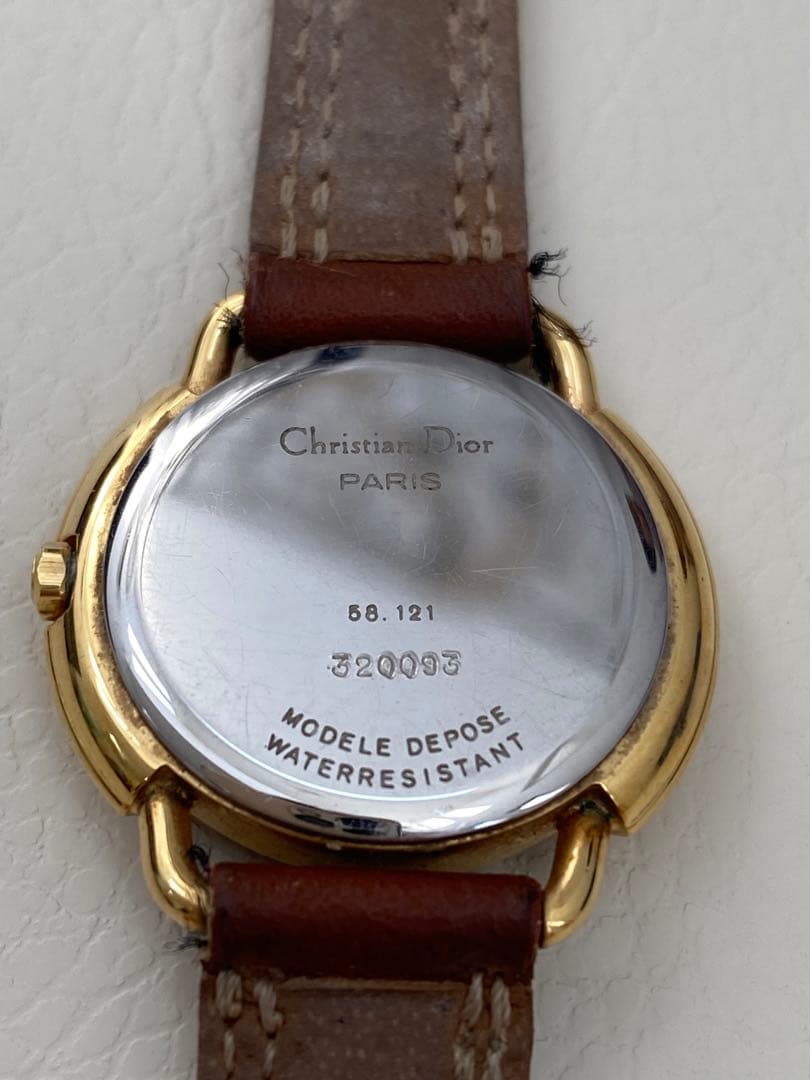 58.121ディオール デポーズ ゴールドカラー レディース