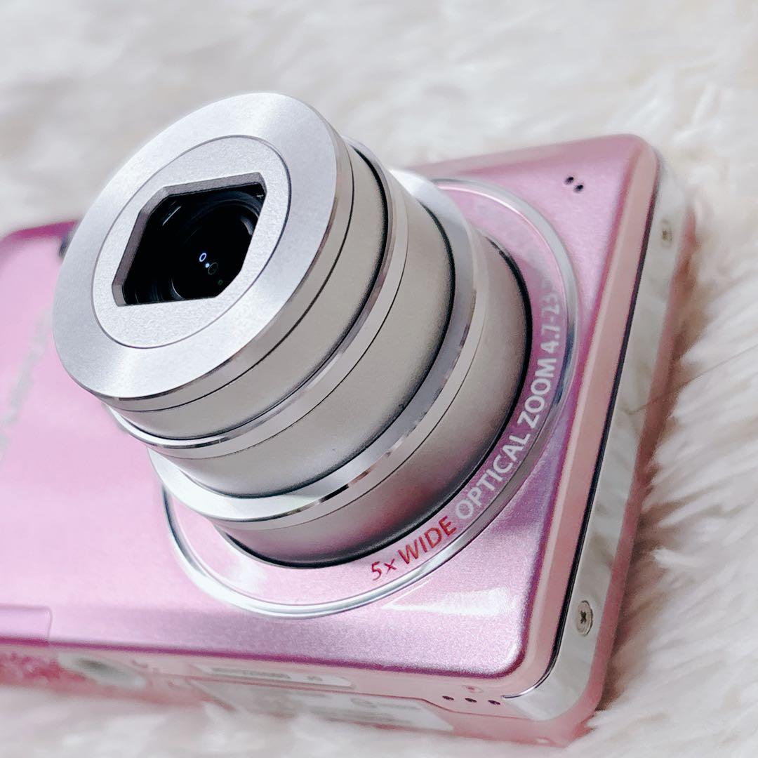 ✨外観極美品✨OLYMPUS μ-5010 ピンク デジカメ オールドコンデジ