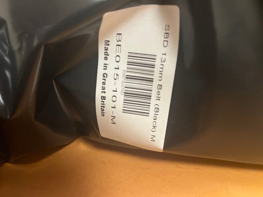 『超美品』SBD トレーニング・パワーベルト 13mm Mサイズ