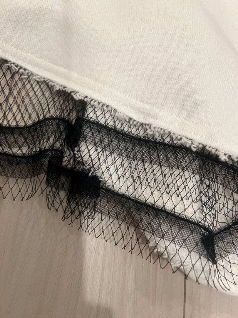 【最終大値下げ！】N°21 クロップドスウェット ホワイトM