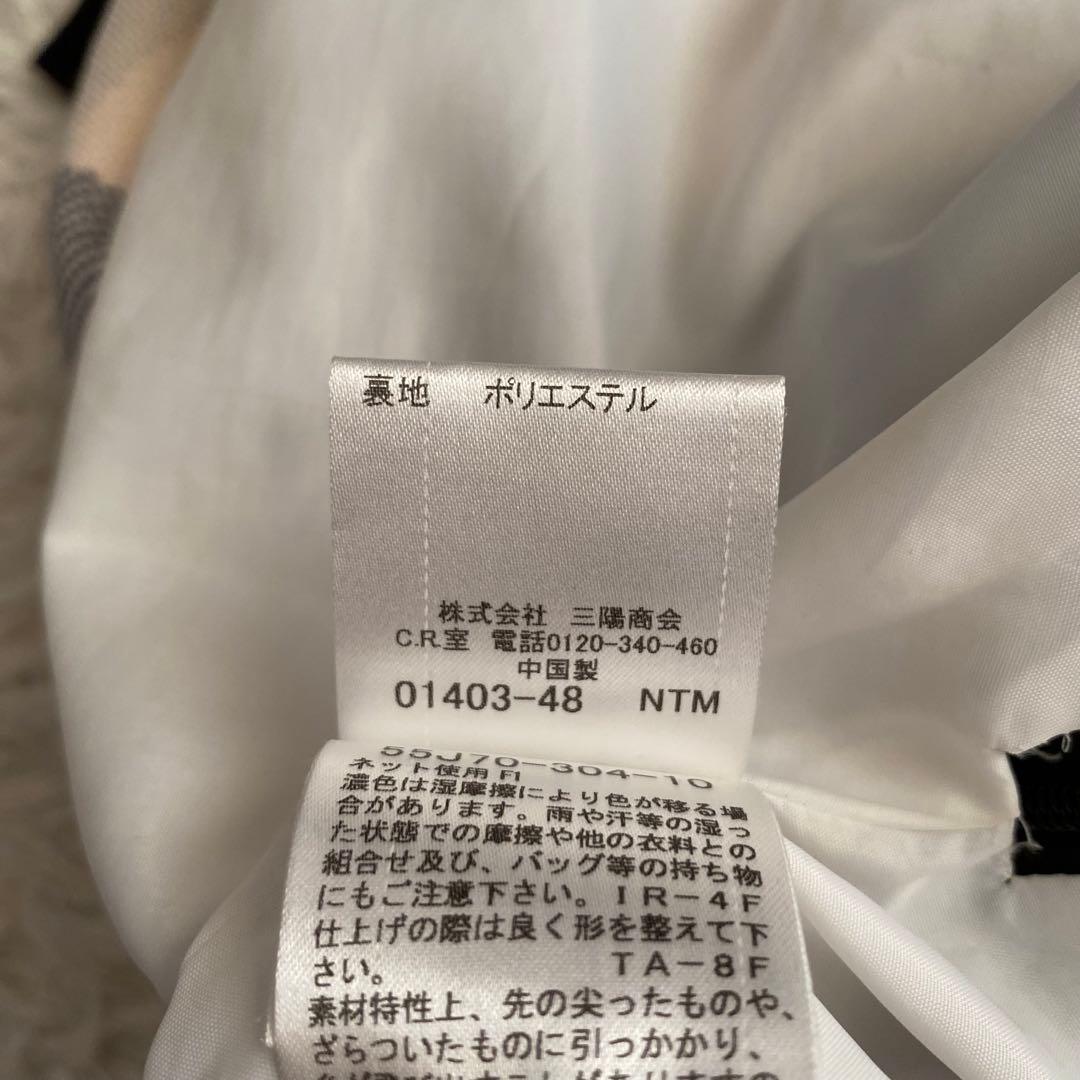 大人気✨ブルーレーベルクレストブリッジ ドッキングワンピース チェック ネイビー