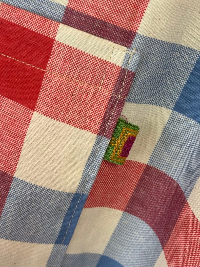 【 handmade 】ぽっちゃりエプロン※2L〜3L・チェック