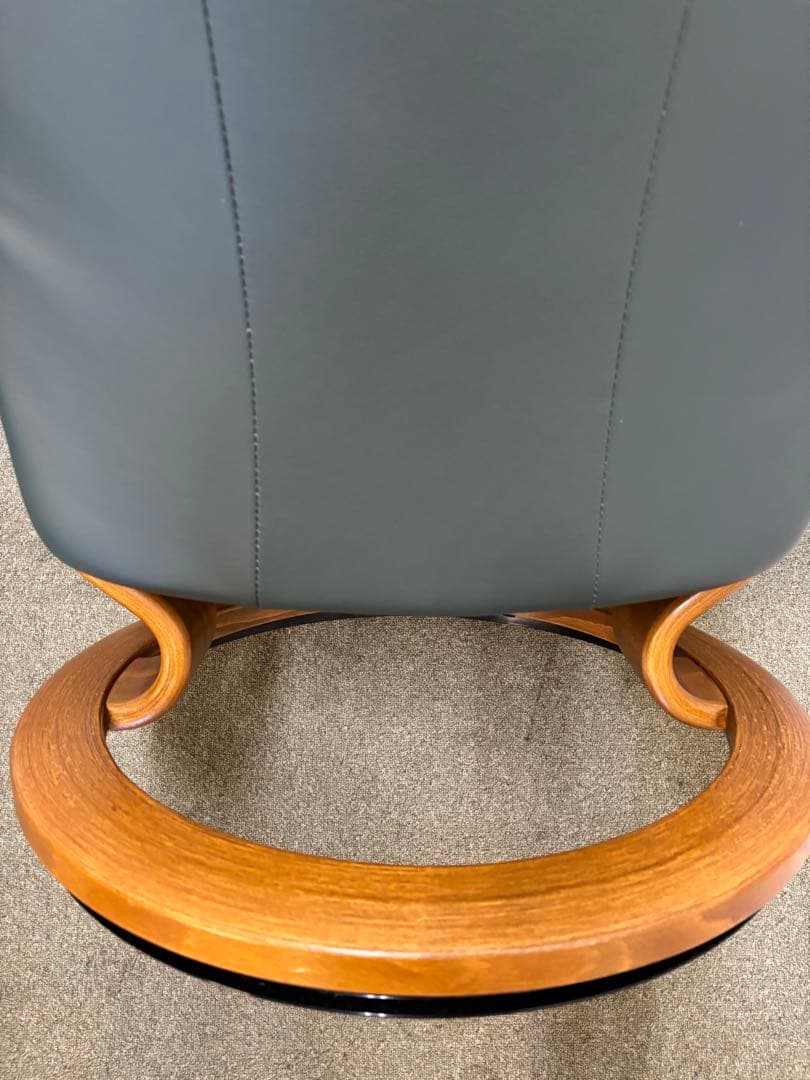 エコーネス　ストレスレスチェア　総本革　パーソナルチェア　オットマンなし