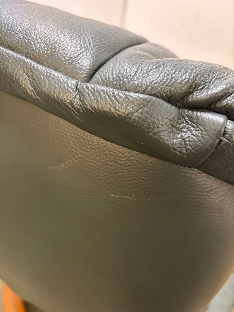 エコーネス　ストレスレスチェア　総本革　パーソナルチェア　オットマンなし