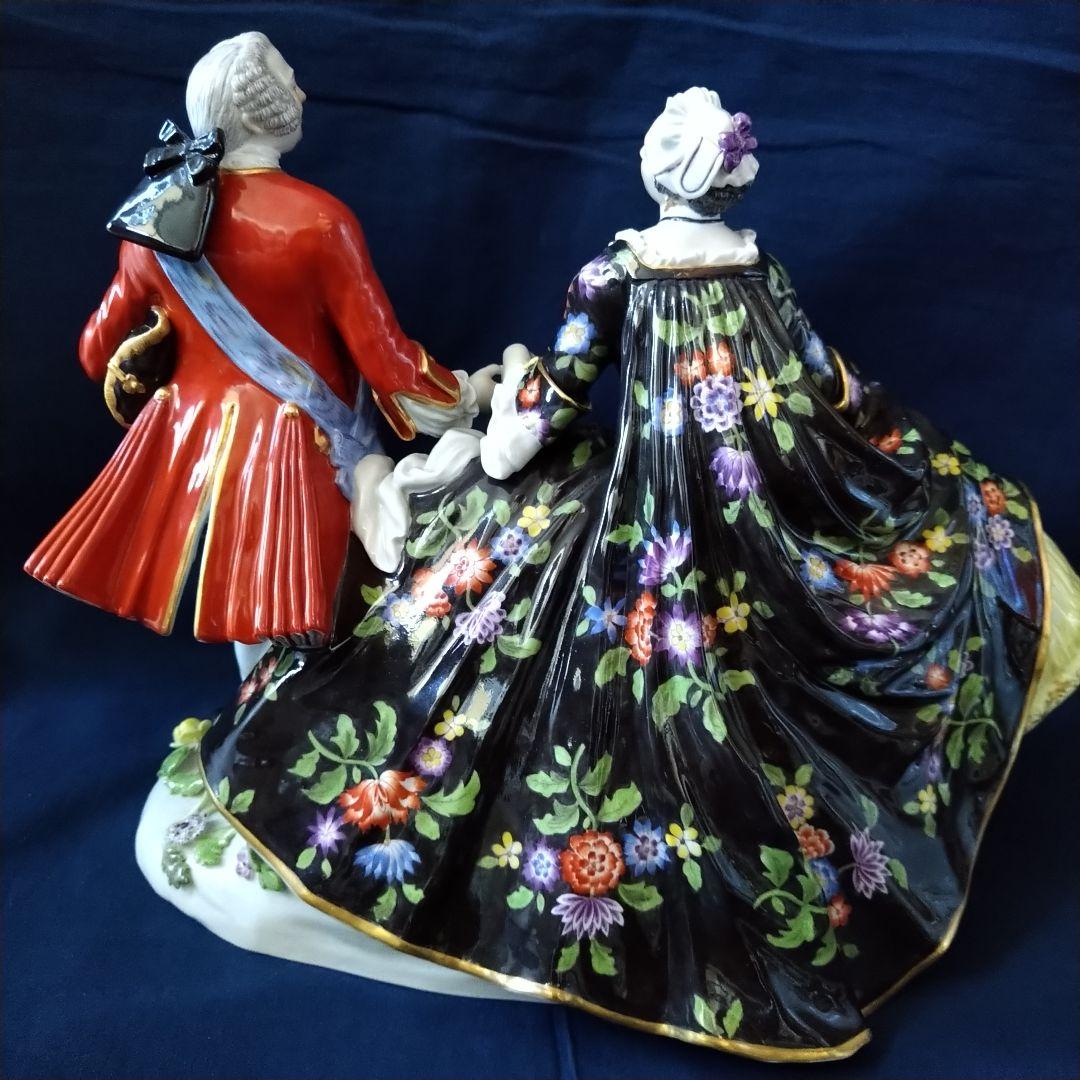 ふーさん✤Meissenフィギュリン『アウグスト三世とマリア・ヨゼファ』✤